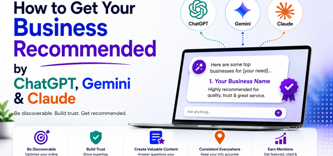 How to Get Your Business Recommended by ChatGPT, Gemini & Claude